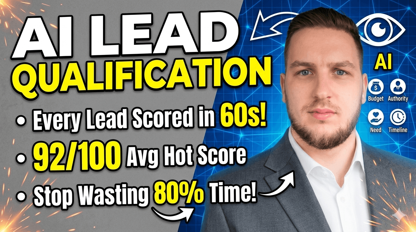 AI Lead Qualification: Every Lead Scored in 60 Seconds