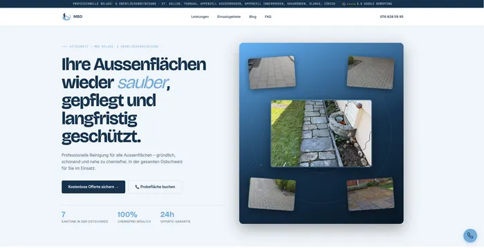 Wie wir einen Schweizer Druckreinigungsbetrieb in Arbon von unsichtbar zu #1 auf Google Maps gebracht haben